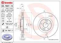 BREMBO 09780711 Bremsscheibe