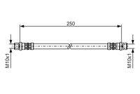 BOSCH 1987476309 Bremsschlauch