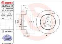 BREMBO 08B56611 Bremsscheibe