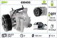 VALEO 699495 Kompressor, Klimaanlage