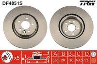 TRW DF4851S Bremsscheibe
