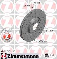 ZIMMERMANN 440312852 Bremsscheibe