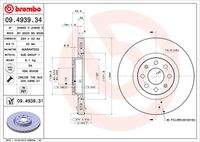 BREMBO 09493931 Bremsscheibe