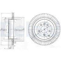 DELPHI BG3925C Bremsscheibe