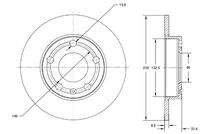TOMEX Brakes TX7306 Bremsscheibe