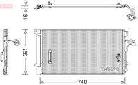 DENSO DCN02027 Kondensator, Klimaanlage