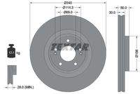 TEXTAR 92333403 Bremsscheibe