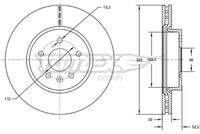 TOMEX Brakes TX7256 Bremsscheibe