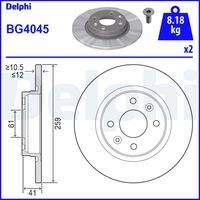 DELPHI BG4045 Bremsscheibe