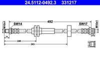 ATE 24511204923 Bremsschlauch