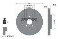 TEXTAR 92187005 Bremsscheibe