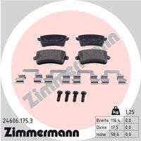 ZIMMERMANN 246061753 Bremsbelagsatz, Scheibenbremse