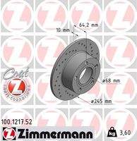 ZIMMERMANN 100121752 Bremsscheibe