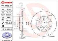 BREMBO 09895211 Bremsscheibe