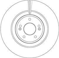 TRW DF6572 Bremsscheibe