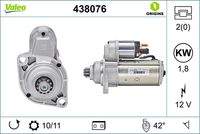 VALEO 438076 Starter