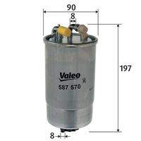VALEO 587570 Kraftstofffilter