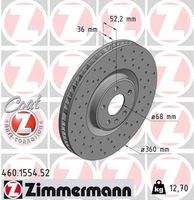 ZIMMERMANN 460155452 Bremsscheibe