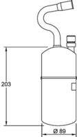 MAHLE AD34000S Trockner, Klimaanlage