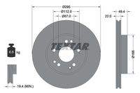 TEXTAR 92057300 Bremsscheibe