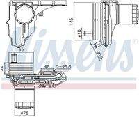 NISSENS 91329 Ölkühler, Motoröl