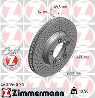 ZIMMERMANN 460156020 Bremsscheibe
