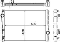 MAHLE CR1049000S Kühler, Motorkühlung