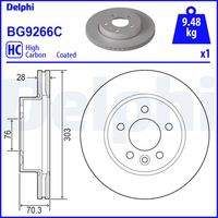 DELPHI BG9266C Bremsscheibe