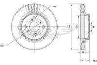 TOMEX Brakes TX7110 Bremsscheibe