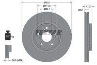 TEXTAR 92283303 Bremsscheibe