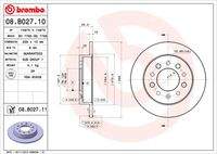 BREMBO 08B02711 Bremsscheibe