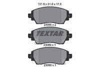 TEXTAR 2308801 Bremsbelagsatz, Scheibenbremse
