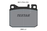 TEXTAR 2958105 Bremsbelagsatz, Scheibenbremse