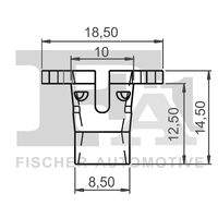 FA1 114013110 Clip, Zier-/Schutzleiste