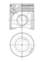 MAHLE 007PI00150000 Kolben