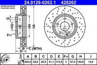 ATE 24012802621 Bremsscheibe