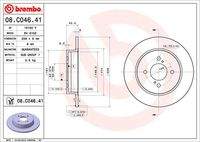 BREMBO 08C04641 Bremsscheibe