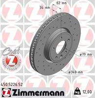 ZIMMERMANN 450522652 Bremsscheibe