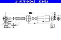 ATE 24517604003 Bremsschlauch