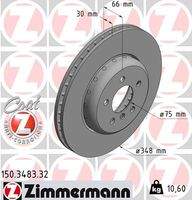 ZIMMERMANN 150348332 Bremsscheibe