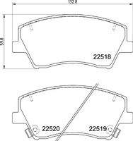 BREMBO P30107 Bremsbelagsatz, Scheibenbremse