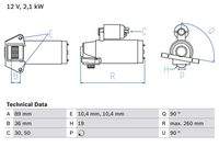 BOSCH 0986021351 Starter