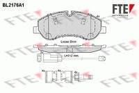 FTE BL2176A1 Bremsbelagsatz, Scheibenbremse