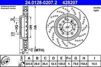 ATE 24012802072 Bremsscheibe