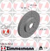 ZIMMERMANN 530247052 Bremsscheibe
