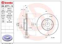 BREMBO 09677114 Bremsscheibe