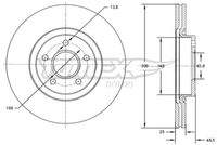 TOMEX Brakes TX7177 Bremsscheibe