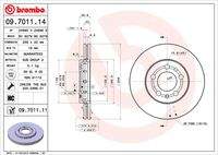 BREMBO 09701111 Bremsscheibe