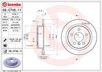 BREMBO 08C74511 Bremsscheibe