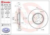 BREMBO 09A11011 Bremsscheibe